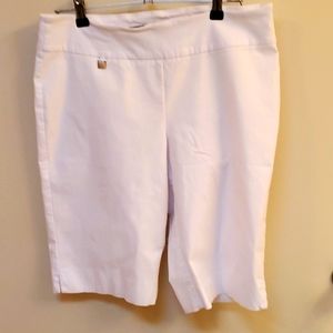 White burmuda shorts